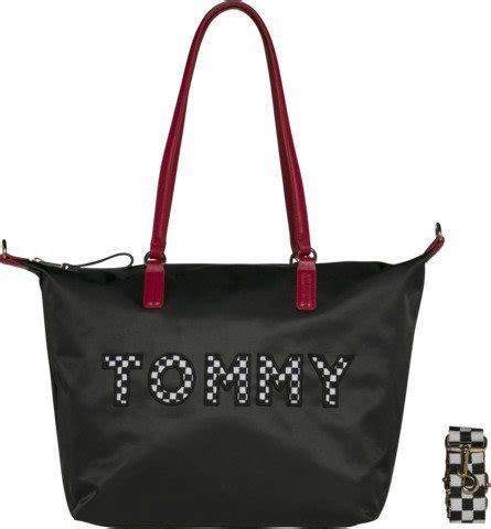 tommy hilfiger tasche poppy heart print